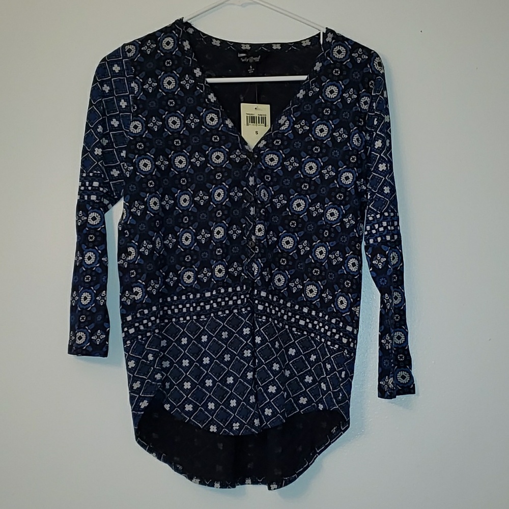 Women's Lucky Brand Peasant Top - Small